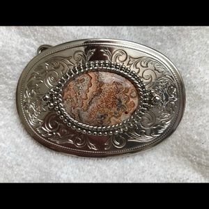🆕 Western Style Center Stone Belt Buckle